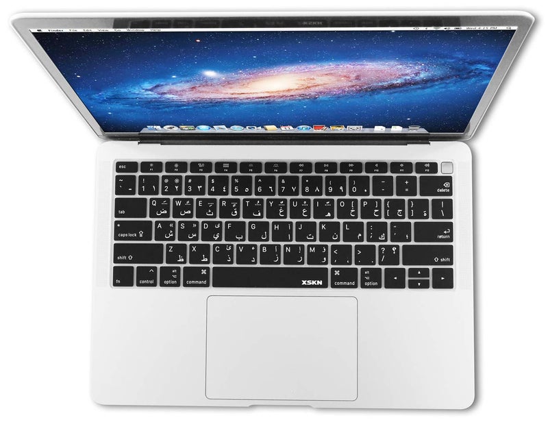 XSKN Arabic US Version Silicone Keyboard Cover Skin for 2018 MacBook Air 13.3 Inch with Touch ID A1932 - NOT for Other 13.3 INCH - Image 2